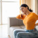 woman with back pain